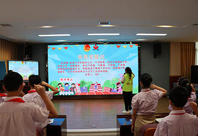 禁毒宣传进校园 绿色无毒助成